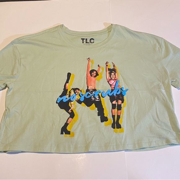 TLC No Scrubs Crop top SZ L NWOT length 19” chest 23” - Picture 4 of 6